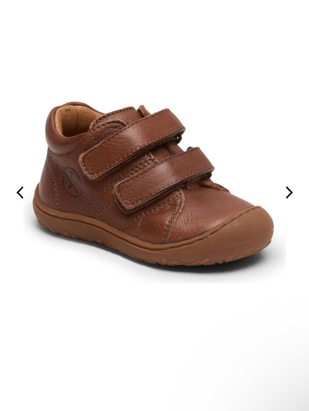 Bisgaard barefoot hale in brandy - brown leather toddler sneakers EU22 /US 6